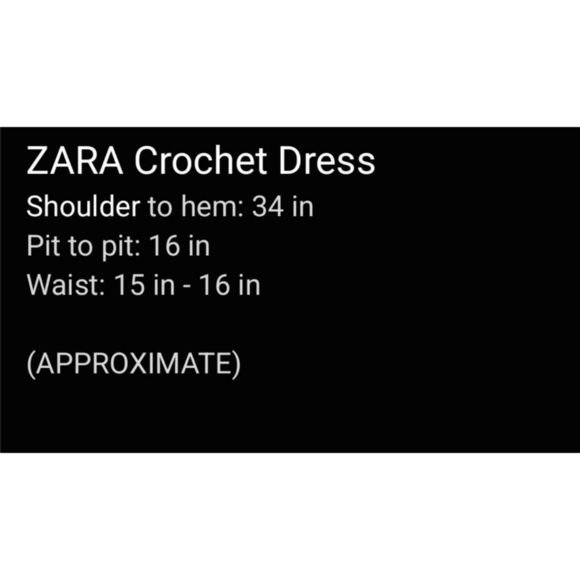 ZARA Colorful Cut Out Scalloped Stripe Crochet Mini Halter Dress, Sheer, M - Picture 15 of 16